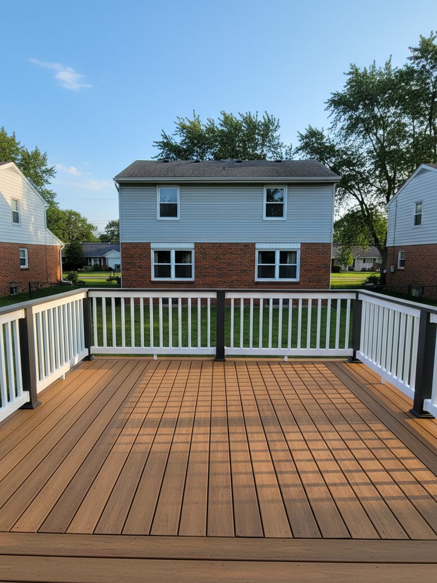 Deck Installation completed by Pekin Deck Company in Pekin, IL
