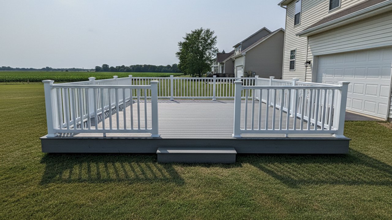 Deck Framing & Structural Repair completed by Pekin Deck Company in Morton, IL